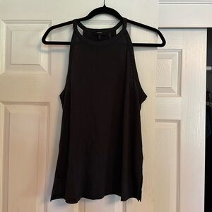 Theory NWOT Black Cotton Tank Small